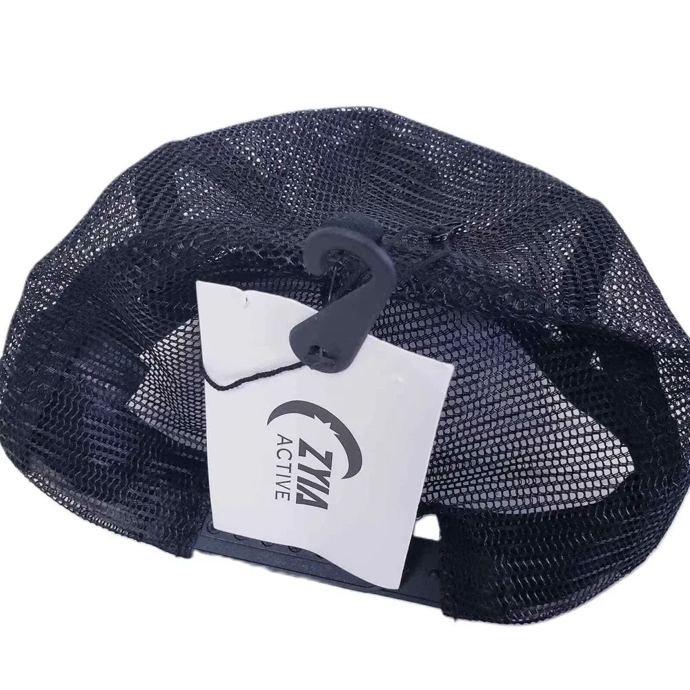 ZYIA Active X-Mesh Hat One Size Unisex‎ Adjustable Strap Cotton Blend Black NWT